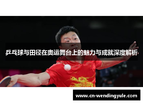 乒乓球与田径在奥运舞台上的魅力与成就深度解析