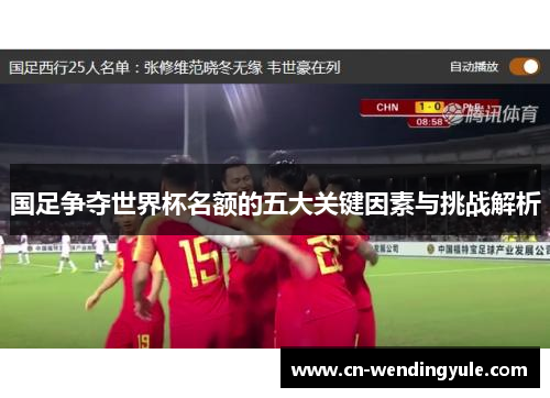 国足争夺世界杯名额的五大关键因素与挑战解析